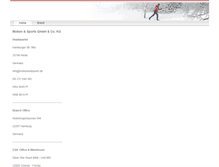 Tablet Screenshot of motionandsports.de